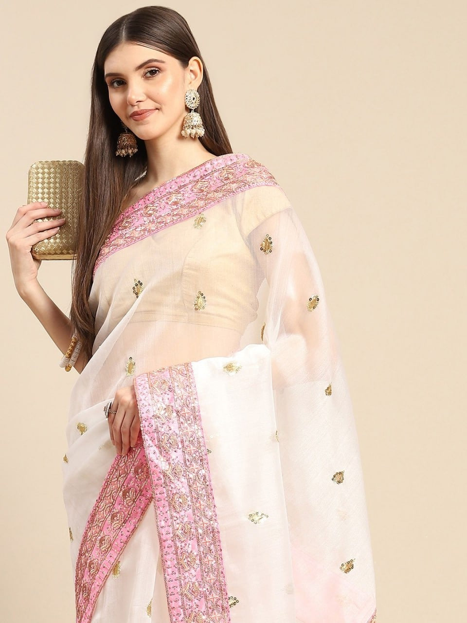 Beautiful Organza saree Collection Presented by RV Creation