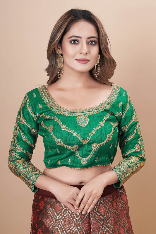 Heavy Embroidered Designer Blouse