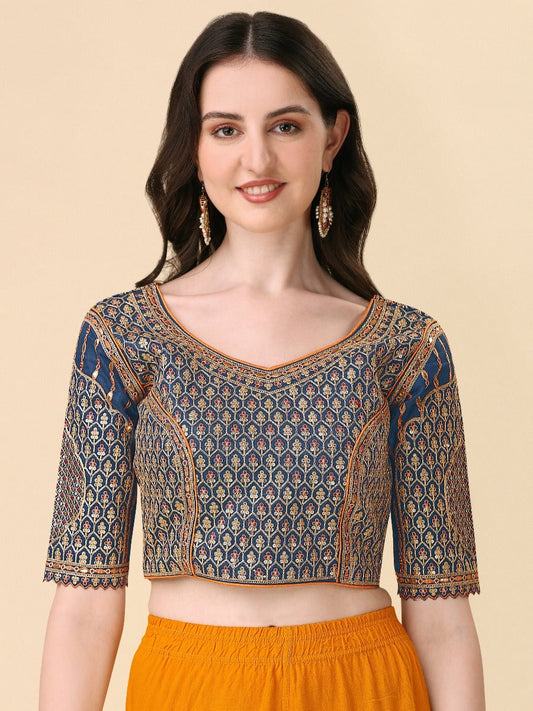 Heavy Embroidered Designer Blouse