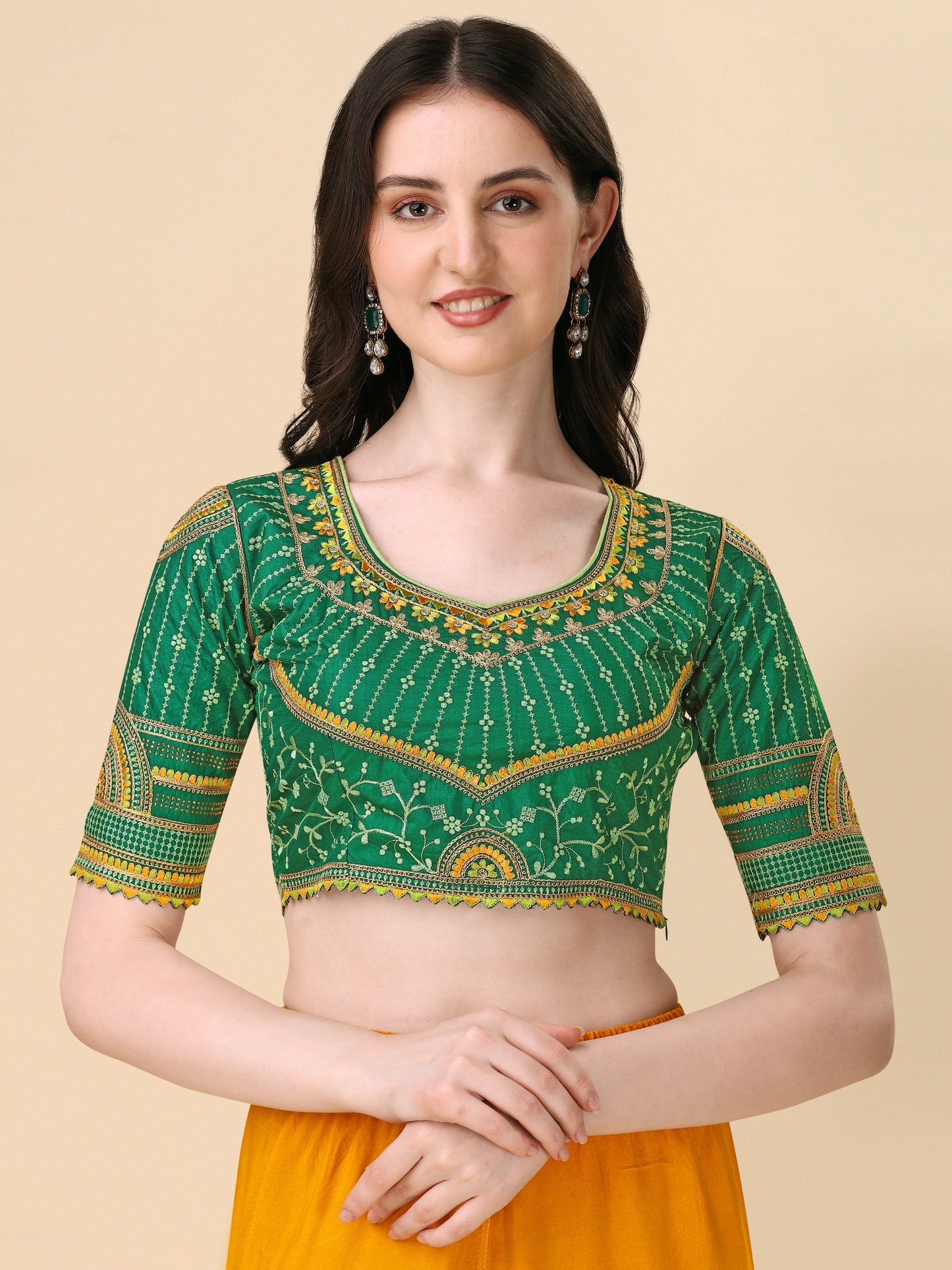 Heavy Embroidered Designer Blouse