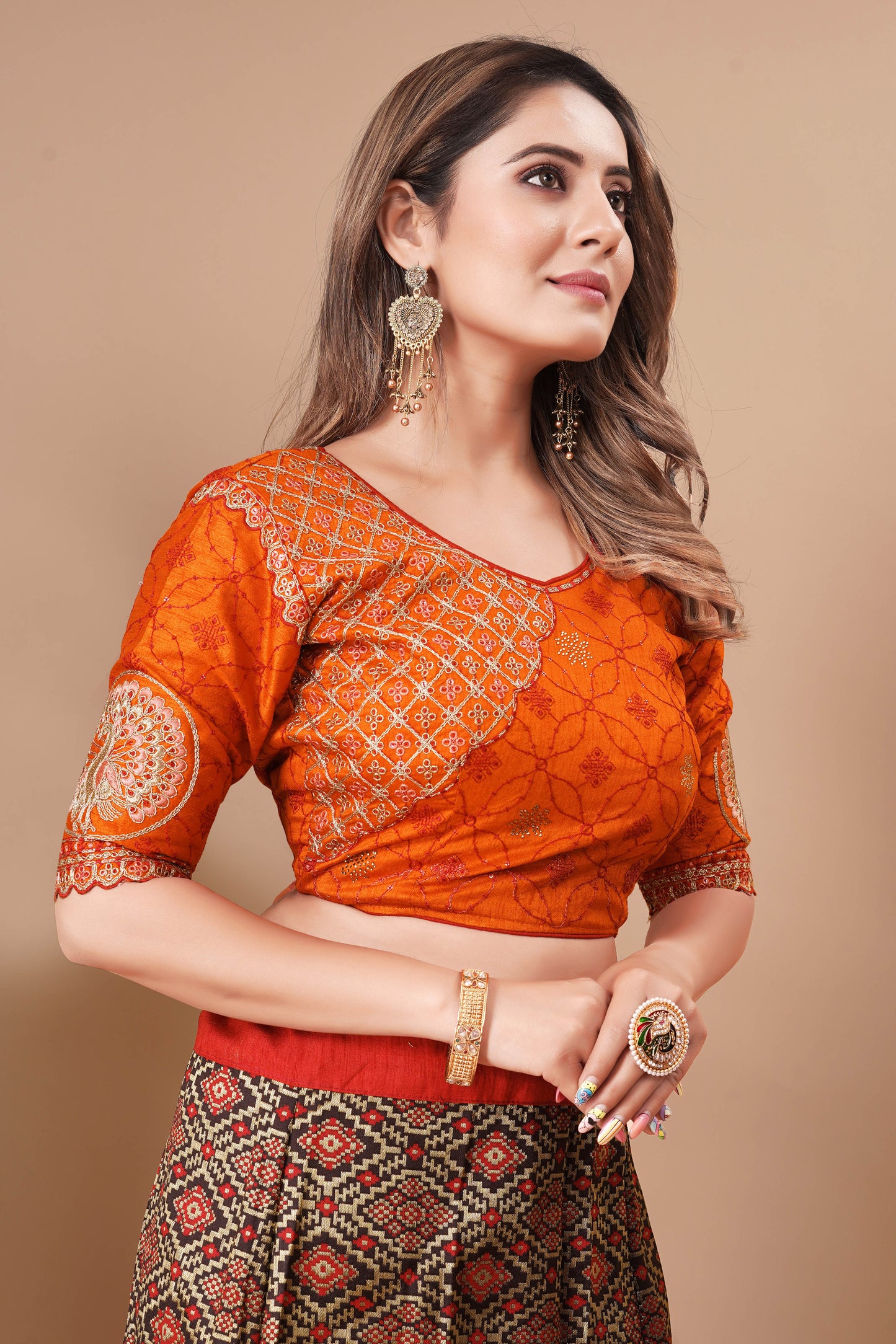 Heavy Embroidered Designer Blouse