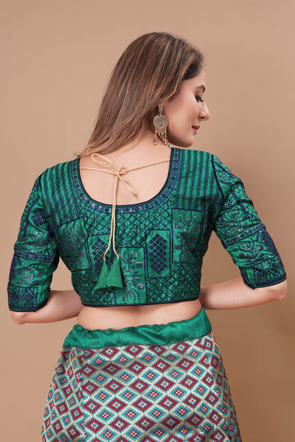 Heavy Embroidered Designer  Blouse
