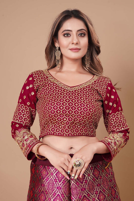 Glamorous Embroidered Designer Blouse