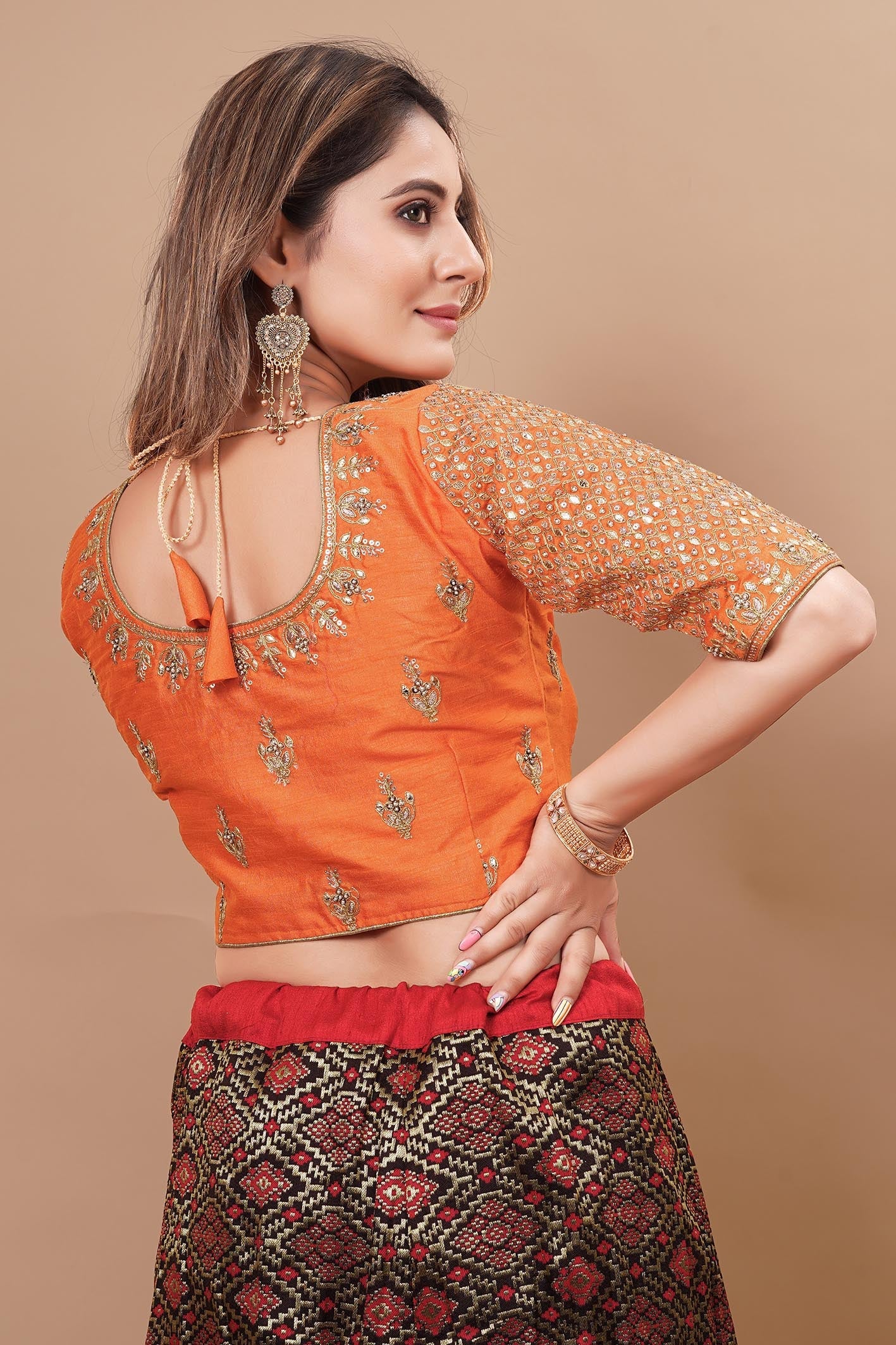 Fashionable Embroidered Blouse